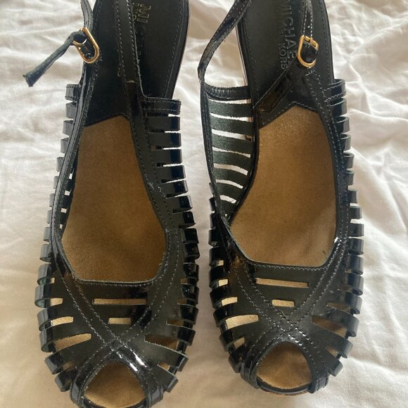 Michael Kors Peep Toe Sling Back Heels size 9M - Picture 2 of 5